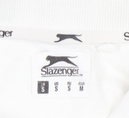 Mens UK Size S Slazenger Cotton Blend Polo Shirt