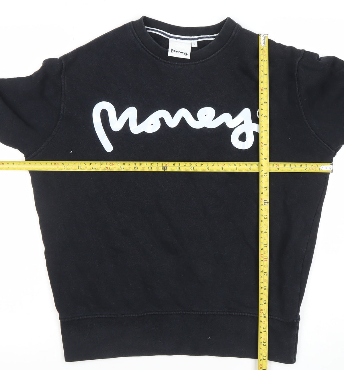 Mens UK Size S Money Black Pullover Sweatshirt