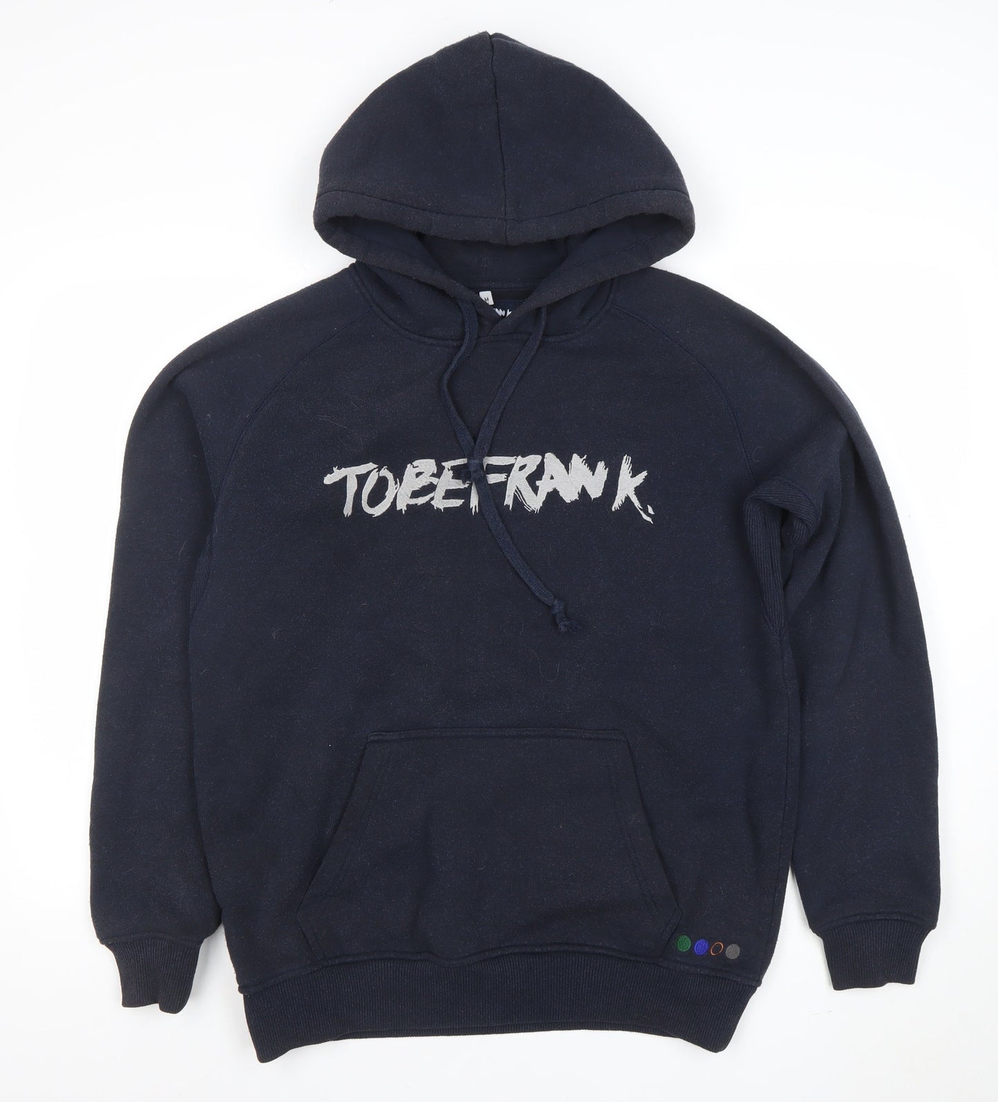 Mens UK Size M TOBEFRANK Blue Pullover Hoodie
