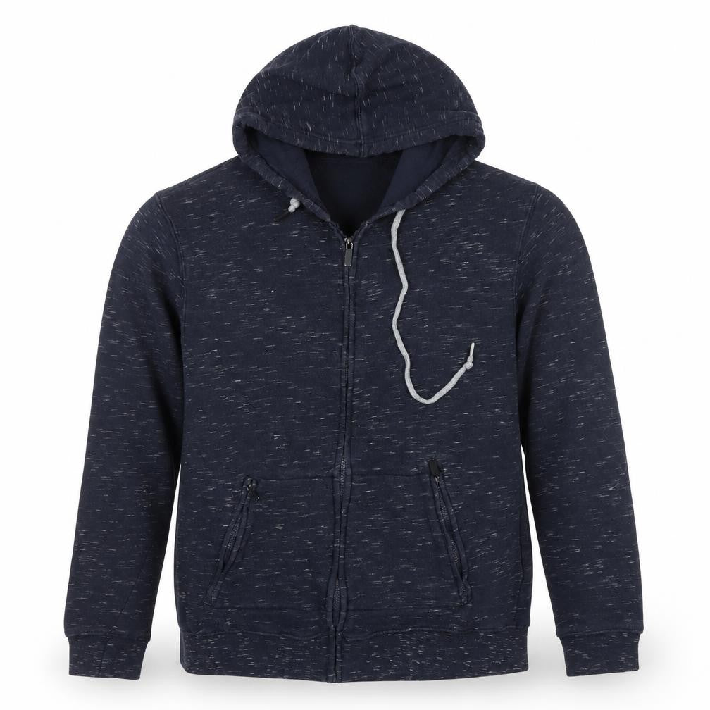 Mens UK Size XL Zara Blue Full Zip Hoodie