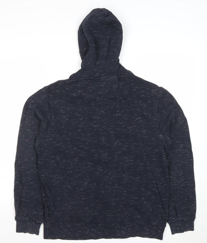 Mens UK Size XL Zara Blue Full Zip Hoodie