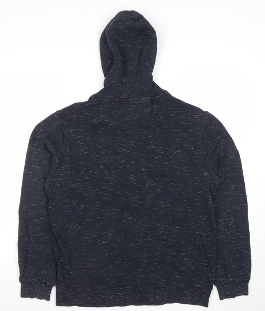 Mens UK Size XL Zara Blue Full Zip Hoodie