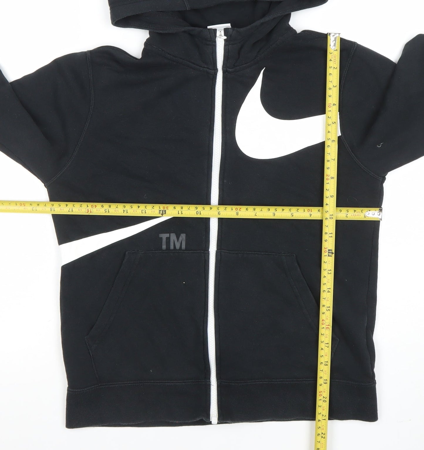 Boys UK Size L Nike Black Full Zip Hoodie