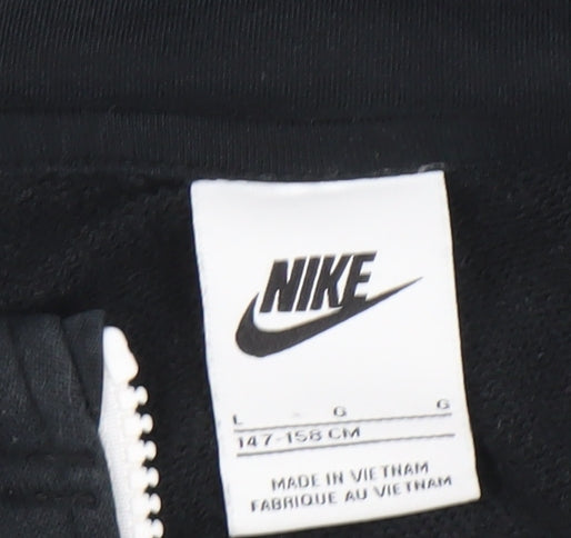 Boys UK Size L Nike Black Full Zip Hoodie