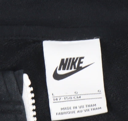 Boys UK Size L Nike Black Full Zip Hoodie