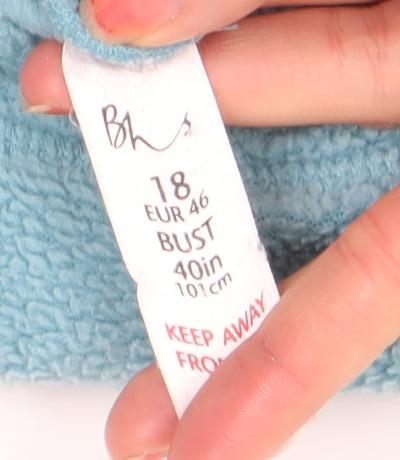 Womens UK Size 18 BHS Blue Pullover Sweatshirt