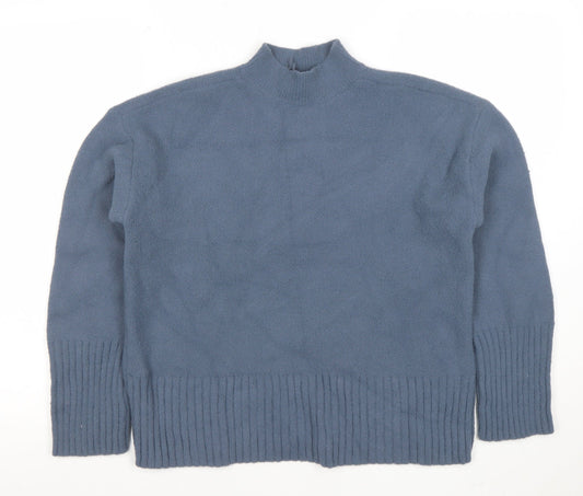 Womens UK Size M Marks and Spencer Blue Pullover Jumper