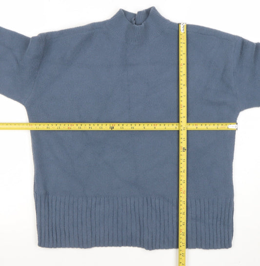 Womens UK Size M Marks and Spencer Blue Pullover Jumper