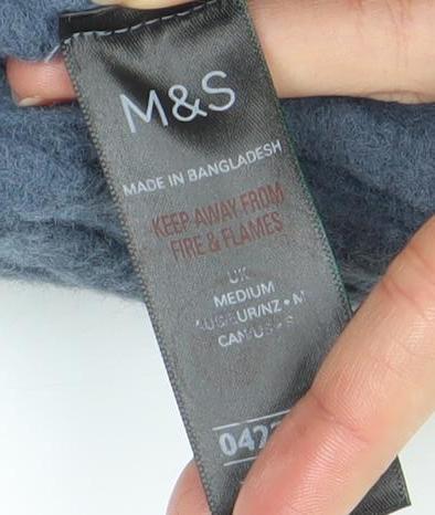 Womens UK Size M Marks and Spencer Blue Pullover Jumper