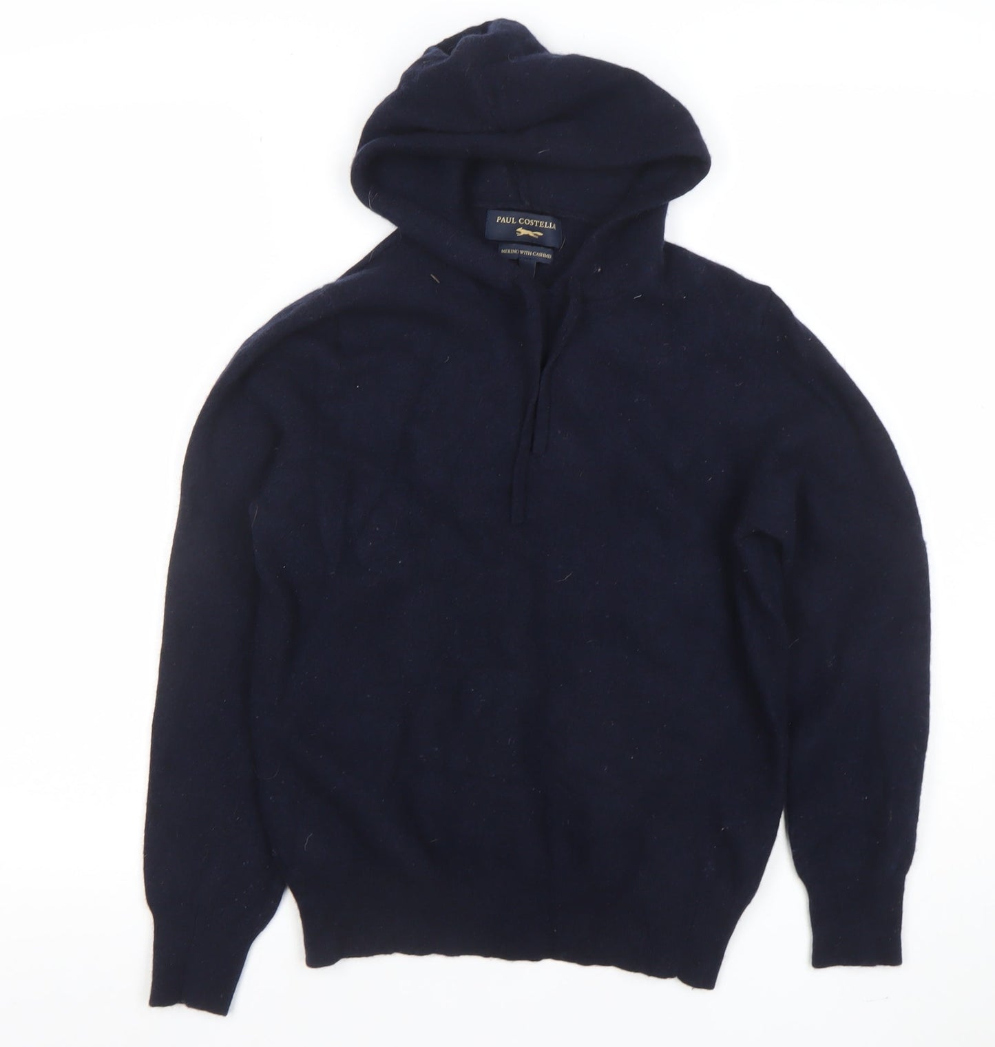Boys UK Size L Paul Costelloe Blue Pullover Hoodie