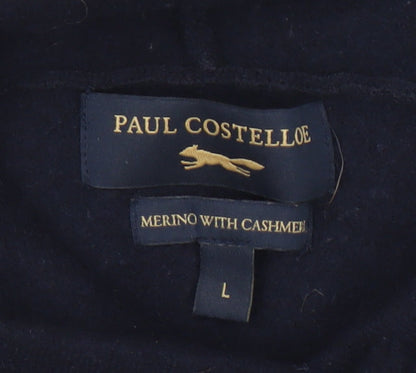 Boys UK Size L Paul Costelloe Blue Pullover Hoodie