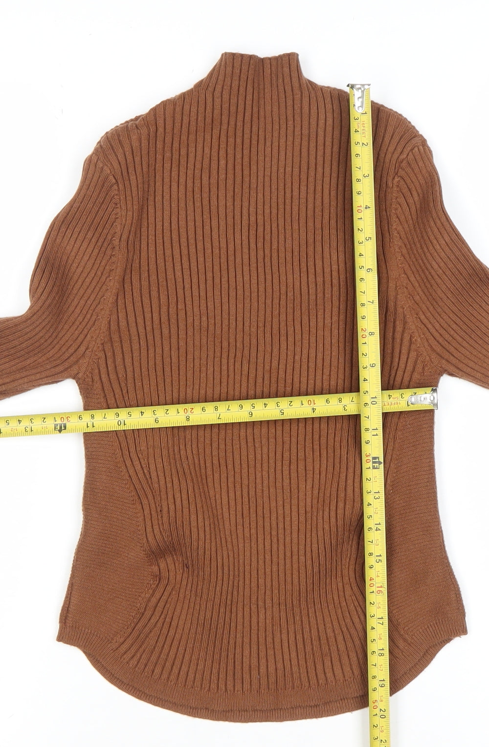 Womens UK Size XL Cider Brown Pullover Jumper