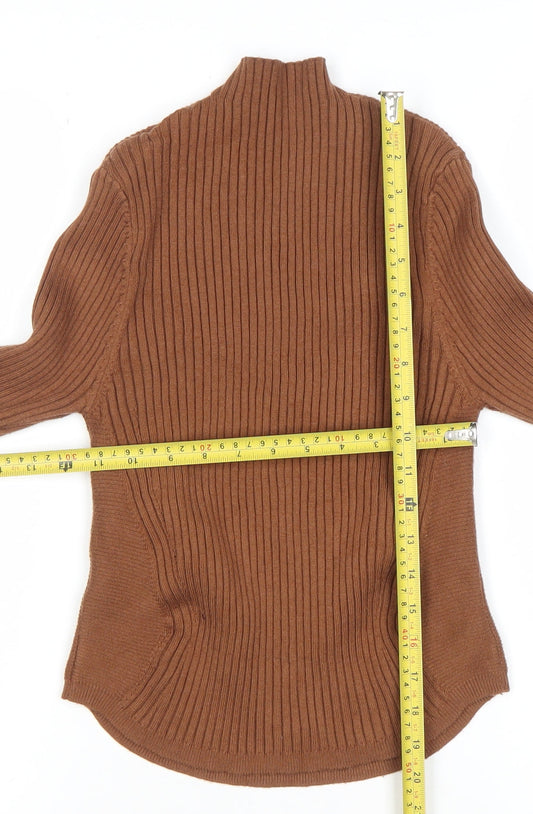 Womens UK Size XL Cider Brown Pullover Jumper