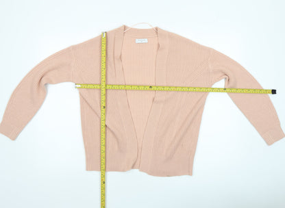 Womens UK Size M Papaya Beige Cardigan Jumper