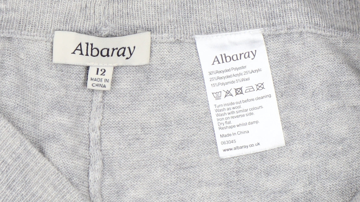 Womens UK Size 12 Albaray Relaxed Fit Jogger Grey Trousers