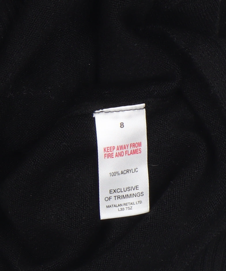 Womens UK Size 8 Papaya Jumper Dress