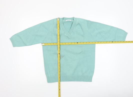 Womens UK Size 10-12 Berkertex Green Pullover Jumper