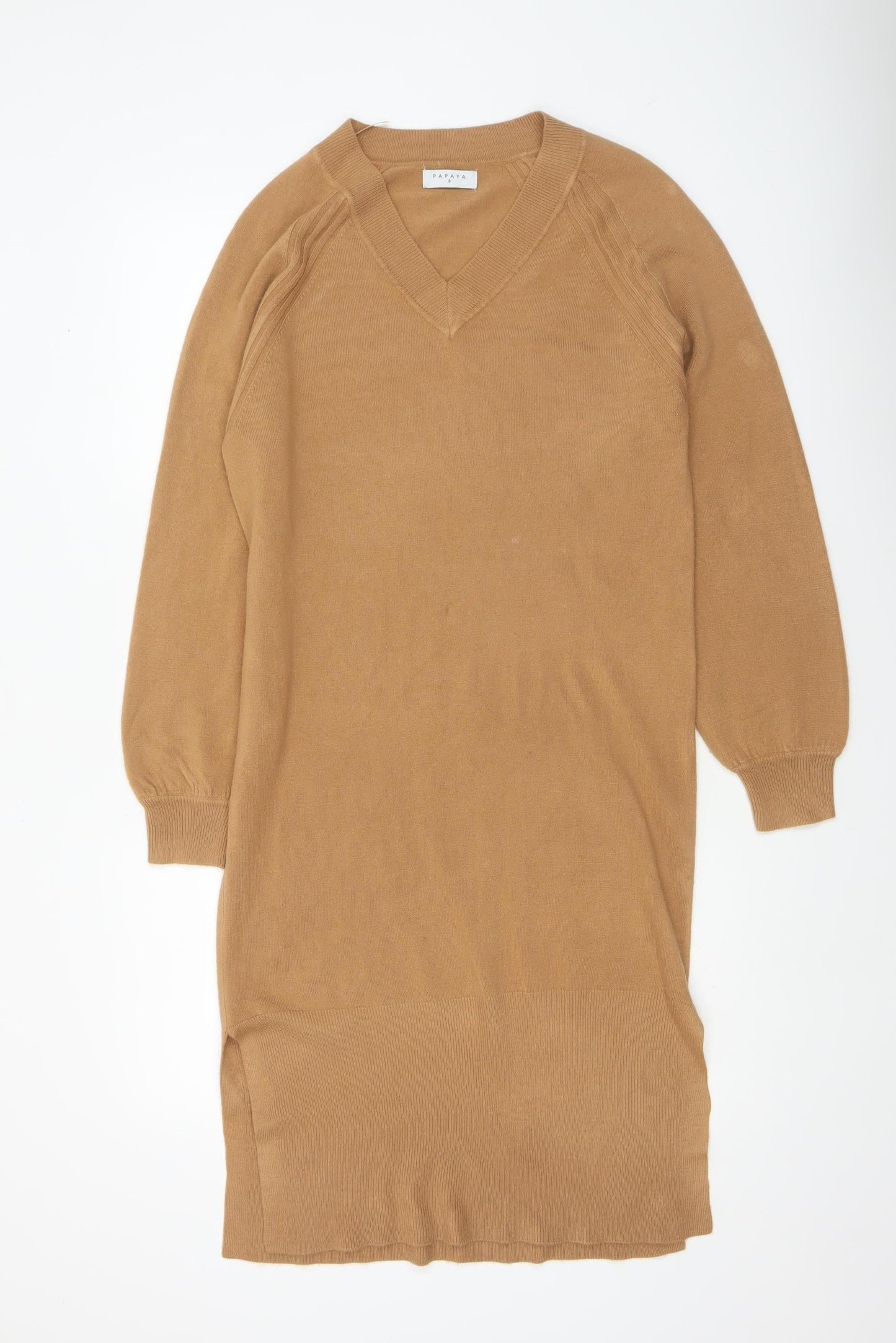 Womens UK Size 8 Papaya Jumper Dress