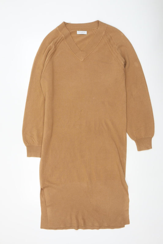 Womens UK Size 8 Papaya Jumper Dress