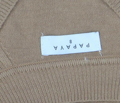 Womens UK Size 8 Papaya Jumper Dress