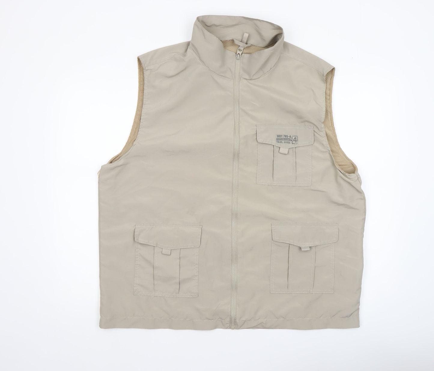 Mens UK Size XL Atlas For Men Beige Bodywarmer