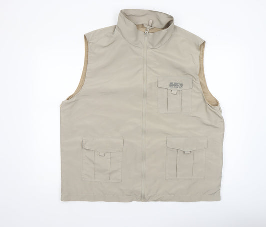 Mens UK Size XL Atlas For Men Beige Bodywarmer
