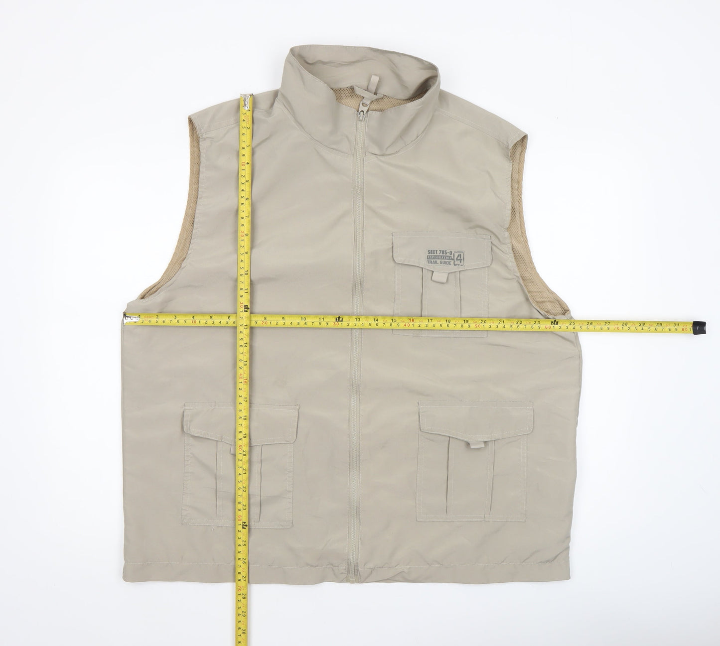 Mens UK Size XL Atlas For Men Beige Bodywarmer