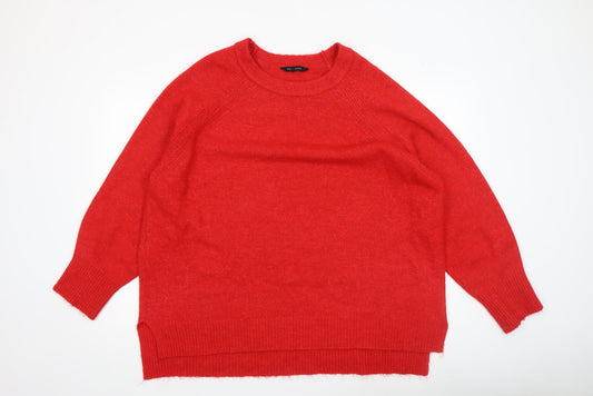 Womens UK Size XL Peacocks Red Pullover Jumper
