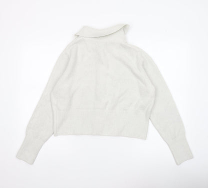 Womens UK Size L George Ivory Cardigan Jumper