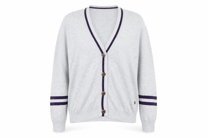 Womens UK Size 14 Rupert & Buckley Grey Cardigan Jumper