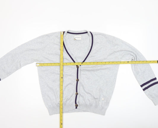 Womens UK Size 14 Rupert & Buckley Grey Cardigan Jumper