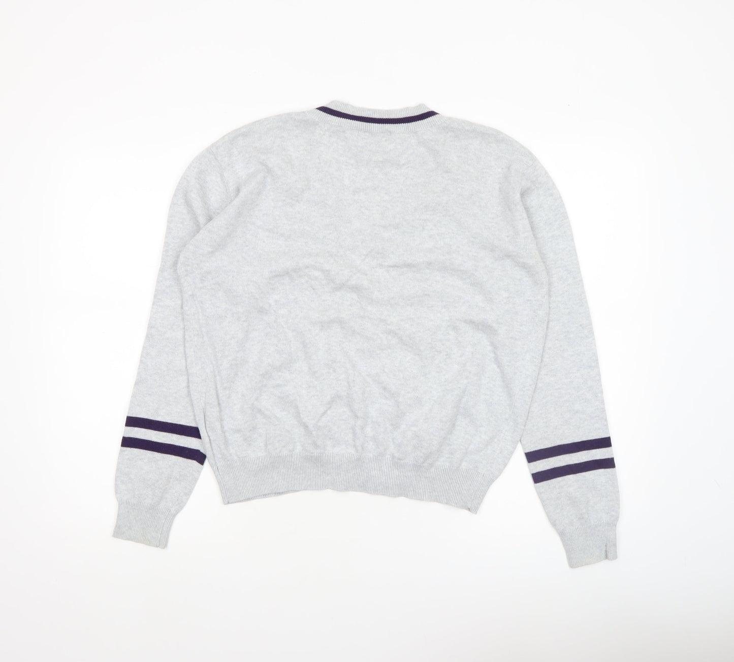 Womens UK Size 14 Rupert & Buckley Grey Cardigan Jumper