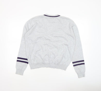 Womens UK Size 14 Rupert & Buckley Grey Cardigan Jumper
