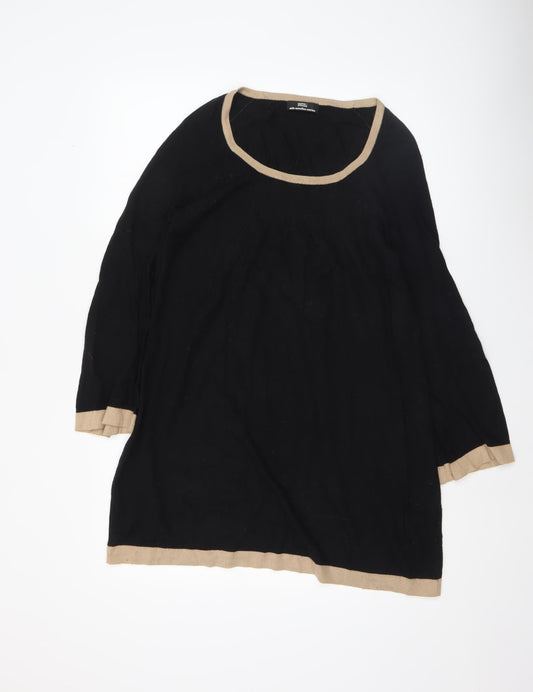 Womens UK Size 12 Marks and Spencer Black Pullover Jumper