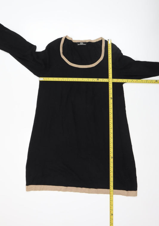 Womens UK Size 12 Marks and Spencer Black Pullover Jumper