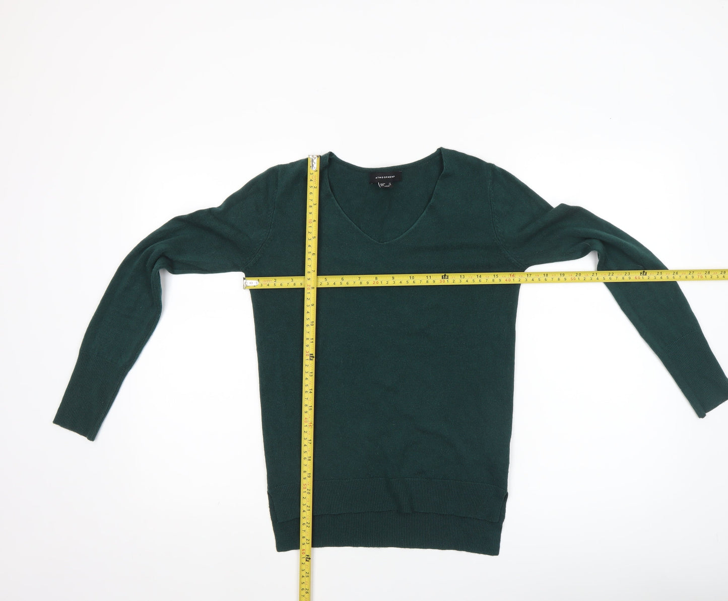 Womens UK Size 6 Atmosphere Green Pullover Jumper