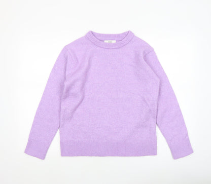 Womens UK Size XS Marks and Spencer Purple Pullover Jumper