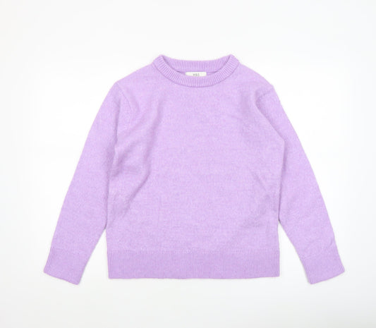 Womens UK Size XS Marks and Spencer Purple Pullover Jumper