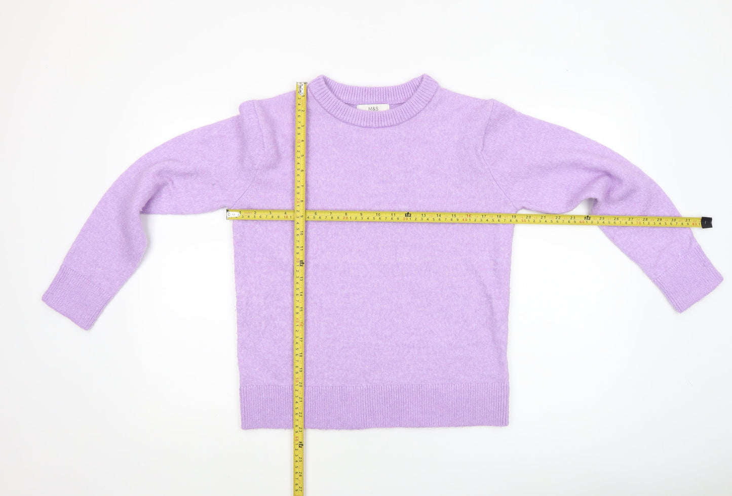 Womens UK Size XS Marks and Spencer Purple Pullover Jumper
