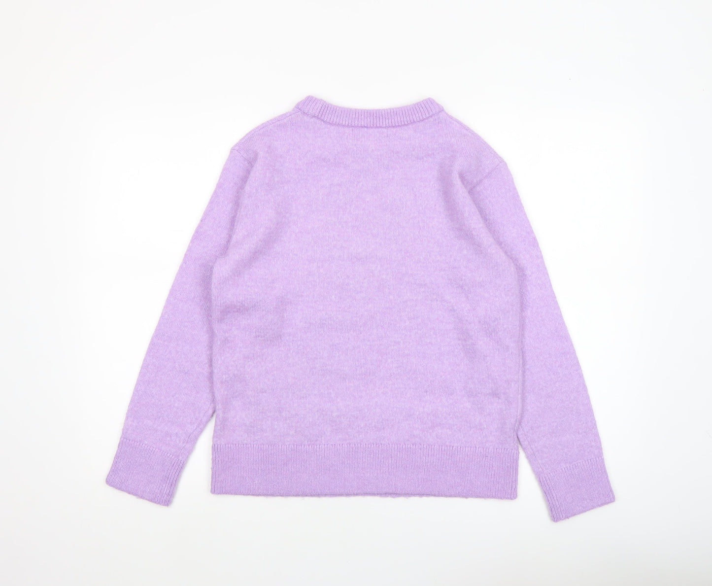 Womens UK Size XS Marks and Spencer Purple Pullover Jumper