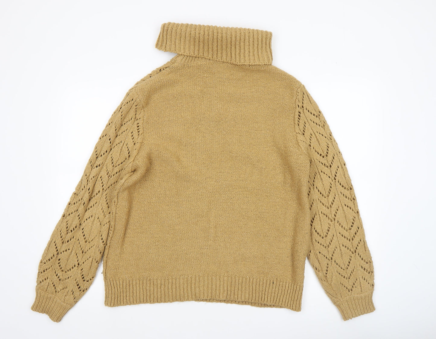 Womens UK Size 14 Dorothy Perkins Beige Pullover Jumper