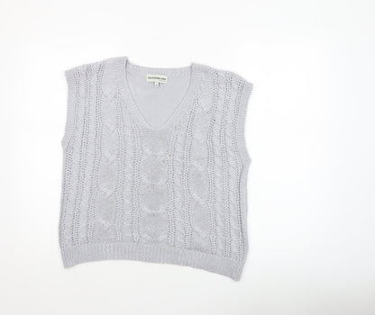 Womens UK Size M Collezione Gaia Grey Vest Jumper