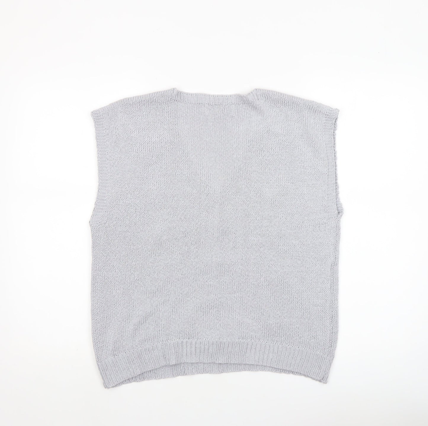 Womens UK Size M Collezione Gaia Grey Vest Jumper