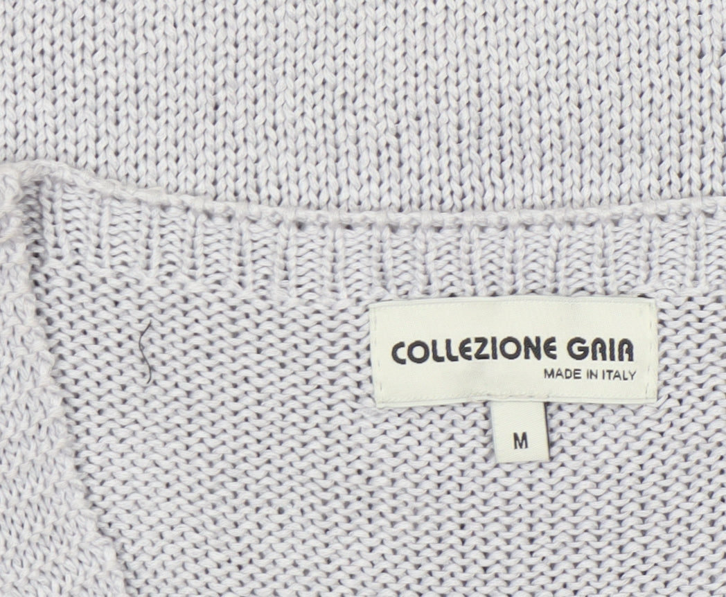 Womens UK Size M Collezione Gaia Grey Vest Jumper