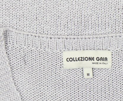 Womens UK Size M Collezione Gaia Grey Vest Jumper