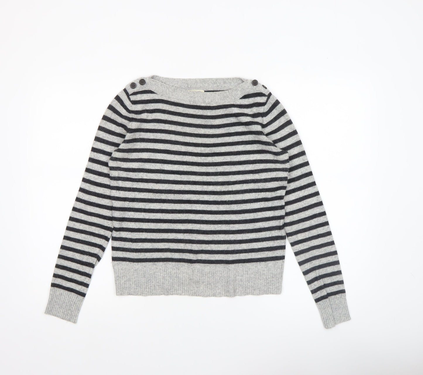 Womens UK Size 8 H&M Grey Pullover Jumper