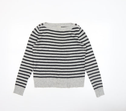 Womens UK Size 8 H&M Grey Pullover Jumper