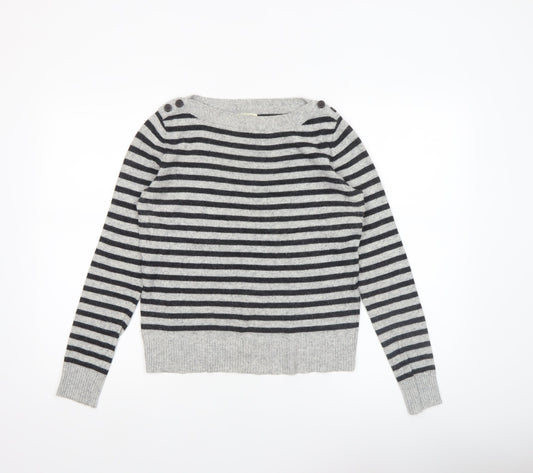 Womens UK Size 8 H&M Grey Pullover Jumper