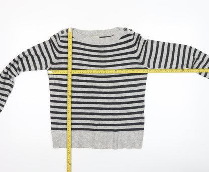 Womens UK Size 8 H&M Grey Pullover Jumper
