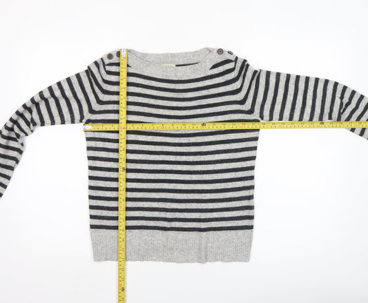 Womens UK Size 8 H&M Grey Pullover Jumper